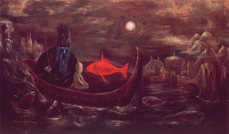 The Fisher king by Leonora Carrington (1960)